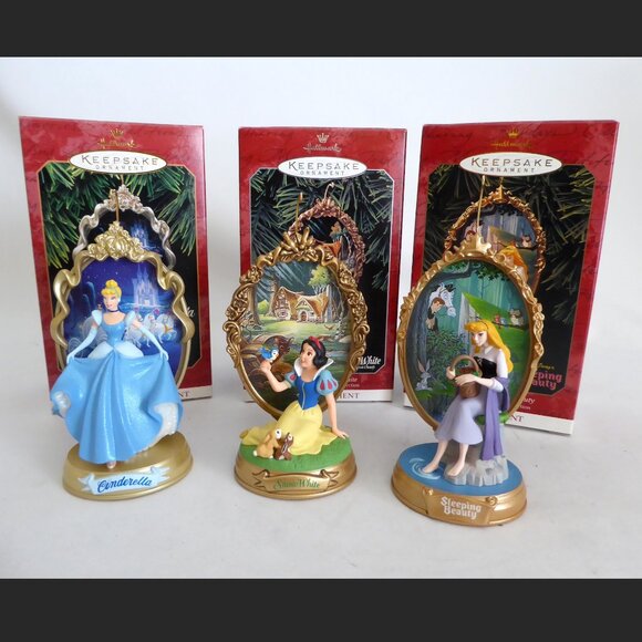Hallmark Other - NEW 1997-1999 HALLMARK DISNEY PRINCESS ENCHANTED MEMORIES ORNAMENT LOT OF 3